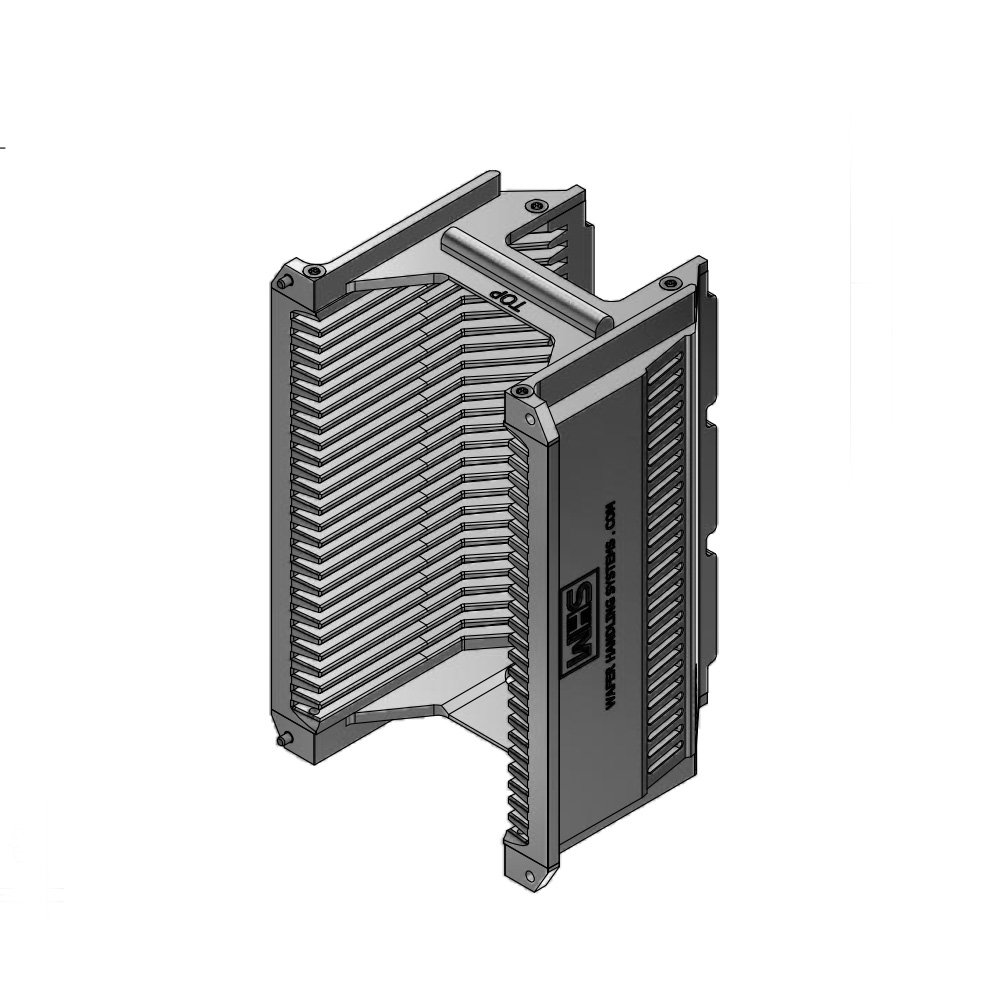 3" (76 mm) Chemisch Nickel Kassette aus Aluminium | 25 Plätze H-Stange / H-Stange | Eckig | Mindestbestellmenge 5 3" (76 mm) Chemisch Nickel Kassette aus Aluminium | 25 Plätze H-Stange / H-Stange | Eckig | Mindestbestellmenge 5