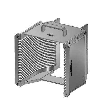 8" (200 mm) Aluminium-Kassette hart, klar eloxiert | 25 Schlitz Stirnwand / H-Stange | Griff | Wohnung | Mindestbestellmenge 5 8" (200 mm) Aluminium-Kassette hart, klar eloxiert | 25 Schlitz Stirnwand / H-Stange | Griff | Wohnung | Mindestbestellmenge 5
