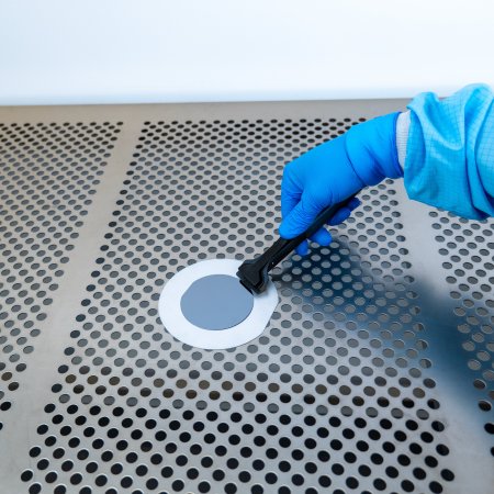 Mechanischer Wafer-Pick-Kantengriff mit Spachtel (WHS-G2) 50-76 mm